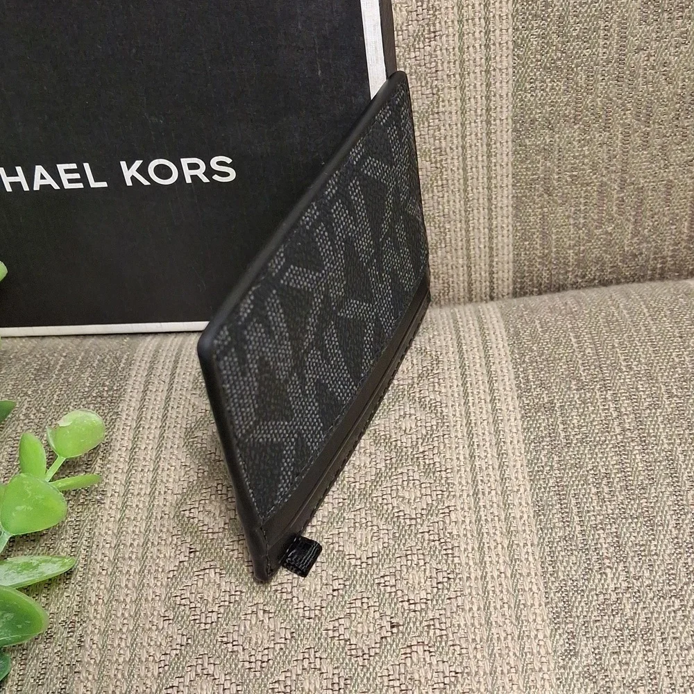 Michael Kors Signature Card Case & Keychain Box Set